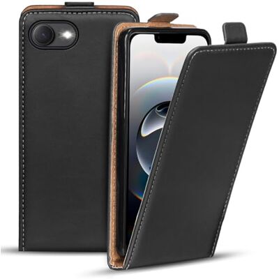 Verco Voor iPhone 16e PU-lederen portemonneehoes met magneetsluiting, compatibel met iPhone 16e (6,1 inch), zwart Verco Voor iPhone 16e PU-lederen portemonneehoes met magneetsluiting, compatibel met iPhone 16e (6,1 inch), zwart