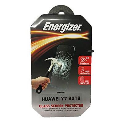 Energizer Mobiles and Accessories SP2HUY718LM displaybeschermfolie van gehard glas voor Huawei Y7, krasbestendig, ultra-duurzaam, transparant Energizer Mobiles and Accessories SP2HUY718LM displaybeschermfolie van gehard glas voor Huawei Y7, krasbestendig, ultra-duurzaam, transparant