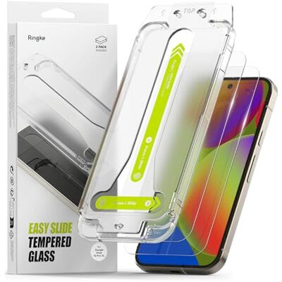 Ringke Easy Slide gehard glas compatibel met Google Pixel 10 Pro XL HD-kwaliteit transparant krasbestendig 10H hardheid eenvoudige toepassing displaybeschermfolie Google Pixel 10 Pro XL Ringke Easy Slide gehard glas compatibel met Google Pixel 10 Pro XL HD-kwaliteit transparant krasbestendig 10H hardheid eenvoudige toepassing displaybeschermfolie Google Pixel 10 Pro XL