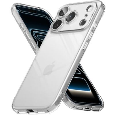 Ringke Beschermhoes voor iPhone 18 Pro Case Air Clear Ultradun, licht, dun, zacht, TPU, krasbestendig, transparant, flexibel, gaten voor polsband, twee Ringke Beschermhoes voor iPhone 18 Pro Case Air Clear Ultradun, licht, dun, zacht, TPU, krasbestendig, transparant, flexibel, gaten voor polsband, twee