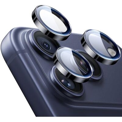 ESR Cameralensbescherming voor iPhone 17 Pro Max/17 Pro/16 Pro Max/16 Pro/15 Pro Max/15 Pro, individuele lensbescherming, HD, krasbestendig, ultradun, zwart ESR Cameralensbescherming voor iPhone 17 Pro Max/17 Pro/16 Pro Max/16 Pro/15 Pro Max/15 Pro, individuele lensbescherming, HD, krasbestendig, ultradun, zwart
