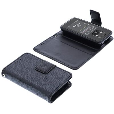 foto-kontor Hoesje compatibel met Dexcom G7 / One+ Boekstijl Zwart foto-kontor Hoesje compatibel met Dexcom G7 / One+ Boekstijl Zwart