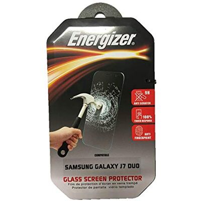 Energizer Mobiles and Accessories SP2SANJ7DM displaybeschermfolie van gehard glas voor Samsung J7 Duo, krasbestendig, extreem duurzaam, transparant Energizer Mobiles and Accessories SP2SANJ7DM displaybeschermfolie van gehard glas voor Samsung J7 Duo, krasbestendig, extreem duurzaam, transparant