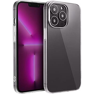 doupi PerfectFit hoes, compatibel met iPhone 13 Pro (6,1 inch), ultradun, transparant, glad en straatbestendig oppervlak, transparant doupi PerfectFit hoes, compatibel met iPhone 13 Pro (6,1 inch), ultradun, transparant, glad en straatbestendig oppervlak, transparant