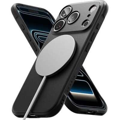 Ringke iPhone 17 Pro Case Hoesje Onyx Magnetisch Zwart Schokbestendig, magnetisch, ultradun, flexibele achterkant, zachte bumper, schokbestendig, absorberend, antislip Ringke iPhone 17 Pro Case Hoesje Onyx Magnetisch Zwart Schokbestendig, magnetisch, ultradun, flexibele achterkant, zachte bumper, schokbestendig, absorberend, antislip