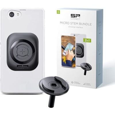 SP CONNECT Micro Stem-steun met Pro-interface SPC+ Mobiele telefoonhouder voor fietsstuur Smartphonehouder voor fiets Houder voor mobiele telefoon SP CONNECT Micro Stem-steun met Pro-interface SPC+ Mobiele telefoonhouder voor fietsstuur Smartphonehouder voor fiets Houder voor mobiele telefoon