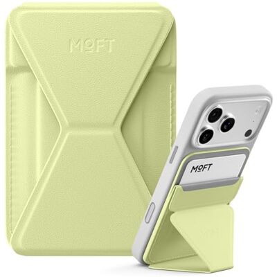MOFT Magnetische portemonneehouder compatibel met iPhone 17/16/15/14/13/12, hoekverstelling en telefoonhouder MOVAS compatibel met Magsafe, zachte avocado, standaard, modern en minimalistisch MOFT Magnetische portemonneehouder compatibel met iPhone 17/16/15/14/13/12, hoekverstelling en telefoonhouder MOVAS compatibel met Magsafe, zachte avocado, standaard, modern en minimalistisch