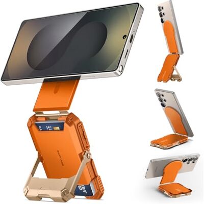 SUPCASE for MagSafe portemonnee met verstelbare standaard, kaarthouder voor RFID-blokkering, magnetische portemonnee voor heren, kaarthouder en statief voor Galaxy Z Fold 8 Ultra/S26/S25 SUPCASE for MagSafe portemonnee met verstelbare standaard, kaarthouder voor RFID-blokkering, magnetische portemonnee voor heren, kaarthouder en statief voor Galaxy Z Fold 8 Ultra/S26/S25