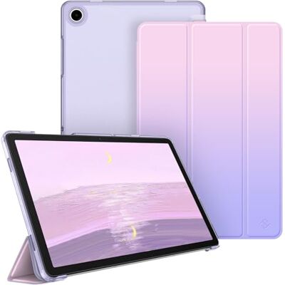 FINTIE Beschermhoes voor Samsung Galaxy Tab A11 Plus (A11+)/Tab A9 Plus (A9 Transparante beschermhoes, mat, harde hoes, dun en licht, mooie schaduw FINTIE Beschermhoes voor Samsung Galaxy Tab A11 Plus (A11+)/Tab A9 Plus (A9 Transparante beschermhoes, mat, harde hoes, dun en licht, mooie schaduw