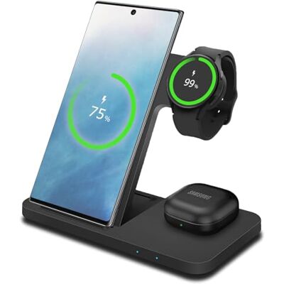 MMOBIEL Draadloze oplader voor Samsung – 3-in-1 draadloze oplaadhouder voor MagSafe Samsung Galaxy S26/S25/S24/S23/S22-serie, Galaxy Watch 8/7/6/5/4, Buds – 15 W – snellaaddock draadloos MMOBIEL Draadloze oplader voor Samsung – 3-in-1 draadloze oplaadhouder voor MagSafe Samsung Galaxy S26/S25/S24/S23/S22-serie, Galaxy Watch 8/7/6/5/4, Buds – 15 W – snellaaddock draadloos