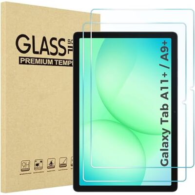 ProCase 2 x 9H gehard glas voor Samsung Galaxy Tab A9+ 11 inch 2023 9H gehard glas, hoge transparantie, krasbestendig, zonder luchtbellen, eenvoudige installatie ProCase 2 x 9H gehard glas voor Samsung Galaxy Tab A9+ 11 inch 2023 9H gehard glas, hoge transparantie, krasbestendig, zonder luchtbellen, eenvoudige installatie
