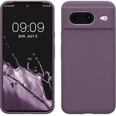 kwmobile Hoes compatibel met Google Pixel 8 hoes Zachte TPU siliconen telefoonhoes Bleek iris kwmobile Hoes compatibel met Google Pixel 8 hoes Zachte TPU siliconen telefoonhoes Bleek iris