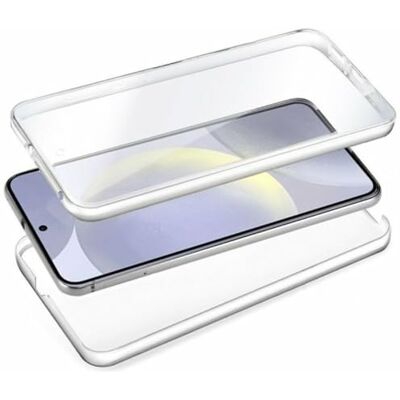 Cool siliconen 3D-hoesje voor Samsung S921 Galaxy S24 (transparant voor + achter) Cool siliconen 3D-hoesje voor Samsung S921 Galaxy S24 (transparant voor + achter)