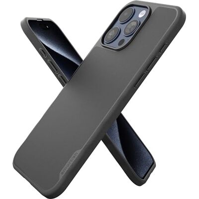 Smartish ® Gripmunk Dunne en lichte beschermhoes met microvezelvoering voor iPhone 15 Pro Max MagSafe compatibel Magnetische creditcardhouder Zwart (Black Tie Affair) Smartish ® Gripmunk Dunne en lichte beschermhoes met microvezelvoering voor iPhone 15 Pro Max MagSafe compatibel Magnetische creditcardhouder Zwart (Black Tie Affair)