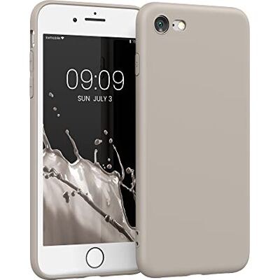 kwmobile Hoes compatibel met Apple iPhone SE (2022) / iPhone SE (2020) / iPhone 8 / iPhone 7 hoes TPU telefoonhoes met camerabescherming mat beige kwmobile Hoes compatibel met Apple iPhone SE (2022) / iPhone SE (2020) / iPhone 8 / iPhone 7 hoes TPU telefoonhoes met camerabescherming mat beige