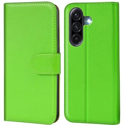 Verco Beschermhoes met klep voor Samsung Galaxy A17 5G Met kaartvakken en standfunctie Groen Verco Beschermhoes met klep voor Samsung Galaxy A17 5G Met kaartvakken en standfunctie Groen