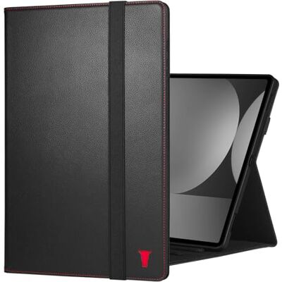 TORRO Leren beschermhoes compatibel met Samsung Galaxy Tab S10/S9 Ultra – beschermhoes van echt leer voor Galaxy Tab S10/S9 Ultra 2023 met standaard en automatische wake/slaap (zwart) TORRO Leren beschermhoes compatibel met Samsung Galaxy Tab S10/S9 Ultra – beschermhoes van echt leer voor Galaxy Tab S10/S9 Ultra 2023 met standaard en automatische wake/slaap (zwart)