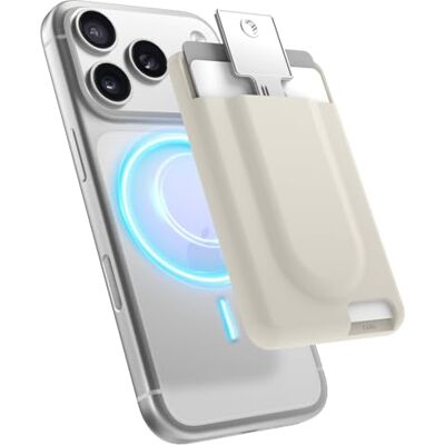 elago Magnetische sleutelkaarthouder van siliconen voor iPhone Compatibel met MagSafe, sleutelhouder, portemonnee voor veilige telefoon, duurzame siliconen, krasbestendig/schade (Stone) elago Magnetische sleutelkaarthouder van siliconen voor iPhone Compatibel met MagSafe, sleutelhouder, portemonnee voor veilige telefoon, duurzame siliconen, krasbestendig/schade (Stone)