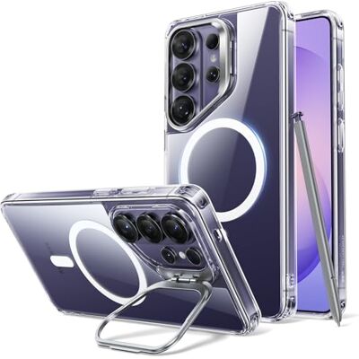 ESR Flexibele hoes met MagSafe-houder voor Samsung Galaxy S26 Ultra Bescherming tegen vergeling, 3 x militaire valbescherming, magnetische telefoonhoes ESR Flexibele hoes met MagSafe-houder voor Samsung Galaxy S26 Ultra Bescherming tegen vergeling, 3 x militaire valbescherming, magnetische telefoonhoes