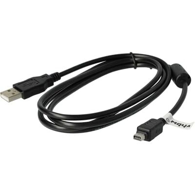 vhbw USB-kabel voor Olympus Stylus E Serie FE en nog veel meer. vervangt CB-USB5, CB-USB6 vhbw USB-kabel voor Olympus Stylus E Serie FE en nog veel meer. vervangt CB-USB5, CB-USB6