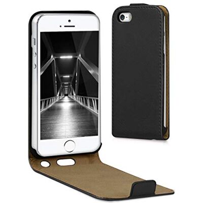 kwmobile E-reader hoes compatibel met Apple iPhone SE (1e Gen 2016) / iPhone 5 / iPhone 5S beschermhoes zwart kwmobile E-reader hoes compatibel met Apple iPhone SE (1e Gen 2016) / iPhone 5 / iPhone 5S beschermhoes zwart