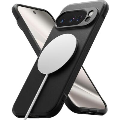 Ringke Beschermhoes voor Google Pixel 10 Pro Case, Onyx, magnetisch, zwart Schokbestendig, magnetisch, ultradun, flexibele achterkant, zachte bumper, schokbestendig, absorberend, antislip Ringke Beschermhoes voor Google Pixel 10 Pro Case, Onyx, magnetisch, zwart Schokbestendig, magnetisch, ultradun, flexibele achterkant, zachte bumper, schokbestendig, absorberend, antislip