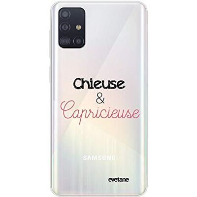 Evetane Beschermhoes voor Samsung Galaxy A71, 15,6 cm (6,7 inch), motief "Chique and Steenbok Evetane Beschermhoes voor Samsung Galaxy A71, 15,6 cm (6,7 inch), motief "Chique and Steenbok