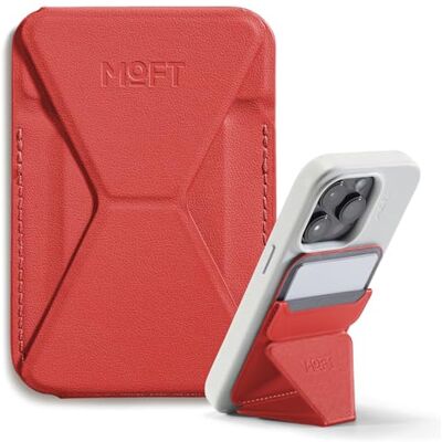 MOFT MagSafe Portemonneehouder voor iPhone 15/14/13/12 Compatibel met MagSafe Veganistisch leer Magnetische telefoonhouder met 3 kijkhoeken en 2 kaarthouders (bedtijd MOFT MagSafe Portemonneehouder voor iPhone 15/14/13/12 Compatibel met MagSafe Veganistisch leer Magnetische telefoonhouder met 3 kijkhoeken en 2 kaarthouders (bedtijd