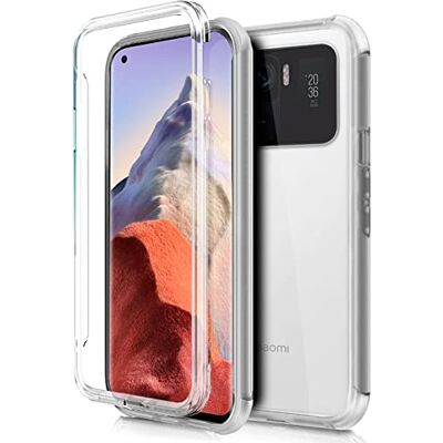 Cool Beschermhoes voor Xiaomi Mi 11 Ultra, Siliconen, 3D-beschermhoes (transparant voor voor- en achterkant) Cool Beschermhoes voor Xiaomi Mi 11 Ultra, Siliconen, 3D-beschermhoes (transparant voor voor- en achterkant)