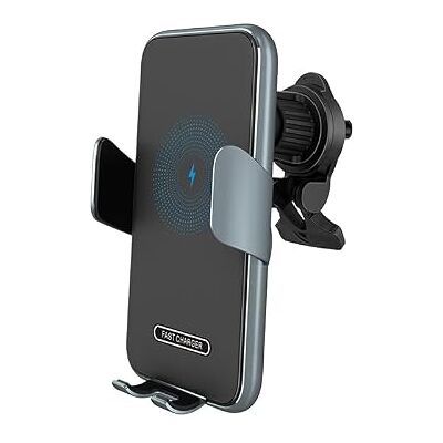 MMOBIEL Autohouder, draadloos, telefoon, 15 W, telefoonhouder voor auto, draadloze oplader, handsfree, draadloze autooplader, inductie, universeel MMOBIEL Autohouder, draadloos, telefoon, 15 W, telefoonhouder voor auto, draadloze oplader, handsfree, draadloze autooplader, inductie, universeel