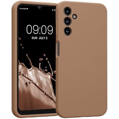 kwmobile Hoes compatibel met Samsung Galaxy A14 5G hoes Zachte TPU siliconen telefoonhoes cappuccino kwmobile Hoes compatibel met Samsung Galaxy A14 5G hoes Zachte TPU siliconen telefoonhoes cappuccino