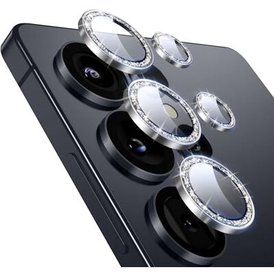 ESR Set van 1 Samsung Galaxy S25 Ultra camerabescherming, krasbestendig, dun gehard glas met aluminium rand, compatibel met Galaxy S25 Ultra hoesjes, zilver ESR Set van 1 Samsung Galaxy S25 Ultra camerabescherming, krasbestendig, dun gehard glas met aluminium rand, compatibel met Galaxy S25 Ultra hoesjes, zilver
