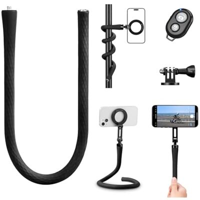 K&F CONCEPT MS35 Flexibele magnetische telefoonhouder selfiestick met afstandsbediening, smartphonehouder/actiecamera, DJI Osmo Pocket 3/Action 5 Pro/4/3, GoPro Hero 13/12 K&F CONCEPT MS35 Flexibele magnetische telefoonhouder selfiestick met afstandsbediening, smartphonehouder/actiecamera, DJI Osmo Pocket 3/Action 5 Pro/4/3, GoPro Hero 13/12