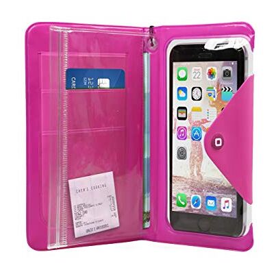 SBS Waterdichte flipcase voor smartphone tot 5 inch, met vakken voor voorwerpen en koord SBS Waterdichte flipcase voor smartphone tot 5 inch, met vakken voor voorwerpen en koord