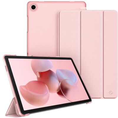 FINTIE Beschermhoes voor Samsung Galaxy Tab A11 Plus (A11+)/Tab A9 Plus (A9 Transparante matte beschermhoes, harde hoes, dunne en lichte hoes, roségoud FINTIE Beschermhoes voor Samsung Galaxy Tab A11 Plus (A11+)/Tab A9 Plus (A9 Transparante matte beschermhoes, harde hoes, dunne en lichte hoes, roségoud