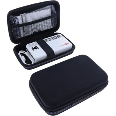foto-kontor Tas compatibel met Kodak Mini 2 Retro/Kodak Mini Shot 2 Back/Mini 2 HD/Mini Shot/Mini Wireless Mobile Instant Photo Printer Beschermhoes Zwart foto-kontor Tas compatibel met Kodak Mini 2 Retro/Kodak Mini Shot 2 Back/Mini 2 HD/Mini Shot/Mini Wireless Mobile Instant Photo Printer Beschermhoes Zwart