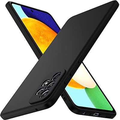 ivoler Hoesje Compatibel met Samsung Galaxy A52 5G / A52 4G / A52S 5G, TPU Anti-Kras Siliconen Beschermhoes Case Cover -Black ivoler Hoesje Compatibel met Samsung Galaxy A52 5G / A52 4G / A52S 5G, TPU Anti-Kras Siliconen Beschermhoes Case Cover -Black