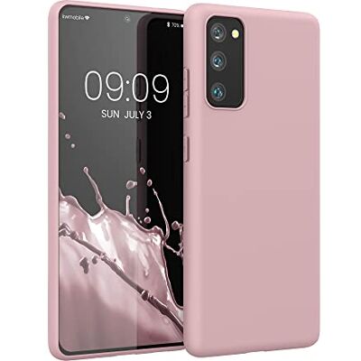 kwmobile Hoes compatibel met Samsung Galaxy S20 FE hoes Zachte siliconen telefoonhoes vintage roze kwmobile Hoes compatibel met Samsung Galaxy S20 FE hoes Zachte siliconen telefoonhoes vintage roze