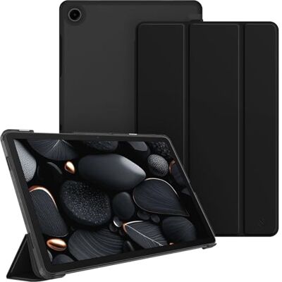 FINTIE Beschermhoes voor Samsung Galaxy Tab A11 Plus (A11+)/Tab A9 Plus (A9 Transparante matte beschermhoes, harde hoes, dunne en lichte hoes, zwart FINTIE Beschermhoes voor Samsung Galaxy Tab A11 Plus (A11+)/Tab A9 Plus (A9 Transparante matte beschermhoes, harde hoes, dunne en lichte hoes, zwart