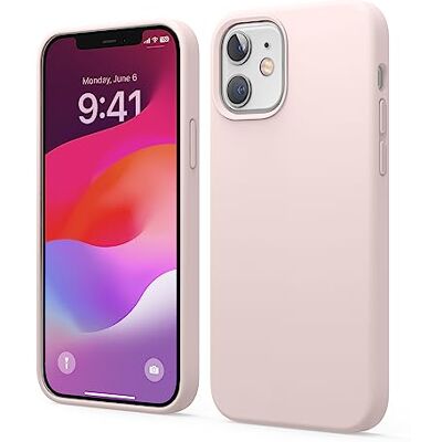 elago Liquid Silicone Case Compatibel met iPhone 12 Hoesje & Compatibel met iPhone 12 Pro Hoesje (6,1") Vloeibaar Siliconen Beschermhoes, Complete Bescherming: 3-laags Schokbestendig (Roze) Coque de Protection Intégrale, Antichoc, Doublure Douce en Micr elago Liquid Silicone Case Compatibel met iPhone 12 Hoesje & Compatibel met iPhone 12 Pro Hoesje (6,1") Vloeibaar Siliconen Beschermhoes, Complete Bescherming: 3-laags Schokbestendig (Roze) Coque de Protection Intégrale, Antichoc, Doublure Douce en Micr