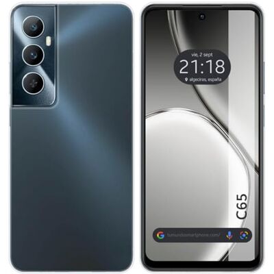 Tumundosmartphone Coque silicone gel TPU transparente pour Realme C65 4G Tumundosmartphone Coque silicone gel TPU transparente pour Realme C65 4G