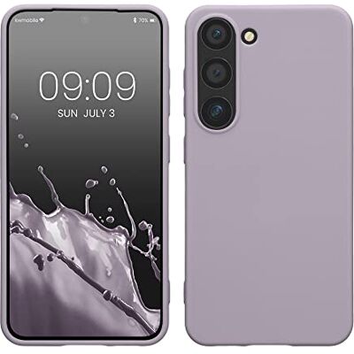 kwmobile Hoes compatibel met Samsung Galaxy S23 hoes Zachte siliconen telefoonhoes Lavendel kwmobile Hoes compatibel met Samsung Galaxy S23 hoes Zachte siliconen telefoonhoes Lavendel