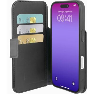 Cellular Line Beschermhoes voor Book Agenda PU lederen portemonneehoesje Compatibel met iPhone 17 Pro Max Geïntegreerde antibacteriële microban-technologie Zwart Cellular Line Beschermhoes voor Book Agenda PU lederen portemonneehoesje Compatibel met iPhone 17 Pro Max Geïntegreerde antibacteriële microban-technologie Zwart