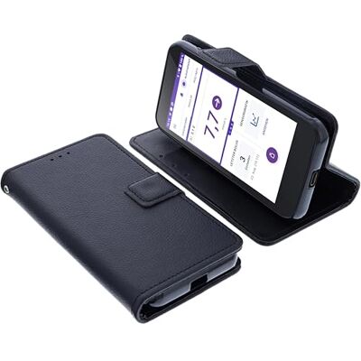 foto-kontor Beschermhoes voor Omnipod 5, Boek zwart, Boek foto-kontor Beschermhoes voor Omnipod 5, Boek zwart, Boek