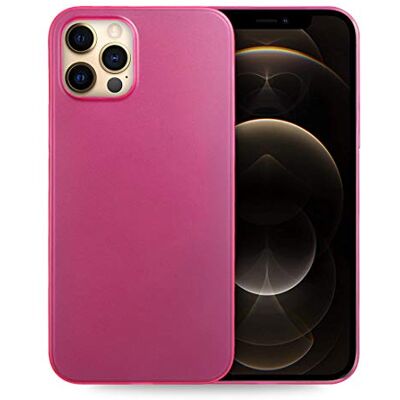 doupi UltraSlim beschermhoes compatibel met iPhone 12 Pro/iPhone 12 (6,1 inch), dun, mat, ultradun en ultralicht, bumper cover, roze doupi UltraSlim beschermhoes compatibel met iPhone 12 Pro/iPhone 12 (6,1 inch), dun, mat, ultradun en ultralicht, bumper cover, roze