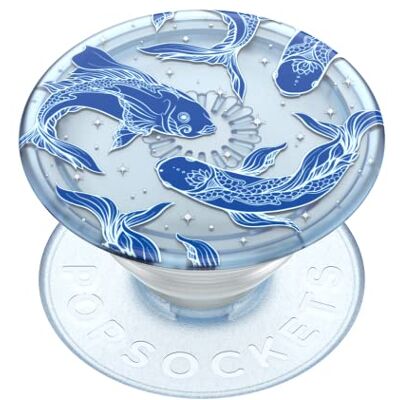 PopSockets : PopGrip Plant Uittrekbare houder en handgreep van plantaardige materialen met verwisselbare bovenkant voor smartphones en tablets Translucent Cosmic Koi PopSockets : PopGrip Plant Uittrekbare houder en handgreep van plantaardige materialen met verwisselbare bovenkant voor smartphones en tablets Translucent Cosmic Koi