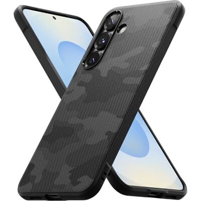 Ringke Hoesje voor Samsung Galaxy S25 Plus Case Onyx Camo Zwart Schokabsorberende bescherming, ultradun, flexibele achterkant, zachte bumper, antislip, krasbestendig, anti-vergeling Ringke Hoesje voor Samsung Galaxy S25 Plus Case Onyx Camo Zwart Schokabsorberende bescherming, ultradun, flexibele achterkant, zachte bumper, antislip, krasbestendig, anti-vergeling