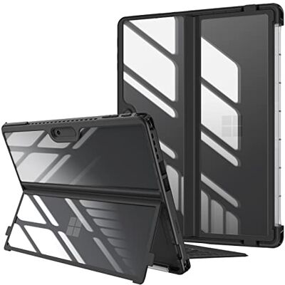 FINTIE Beschermhoesje voor Microsoft Surface Pro 9/Pro 9 5G 13 inch 2022 Beschermhoes met standbescherming, compatibel met toetsenbord Type Cover (toetsenbord niet inbegrepen), zwart FINTIE Beschermhoesje voor Microsoft Surface Pro 9/Pro 9 5G 13 inch 2022 Beschermhoes met standbescherming, compatibel met toetsenbord Type Cover (toetsenbord niet inbegrepen), zwart