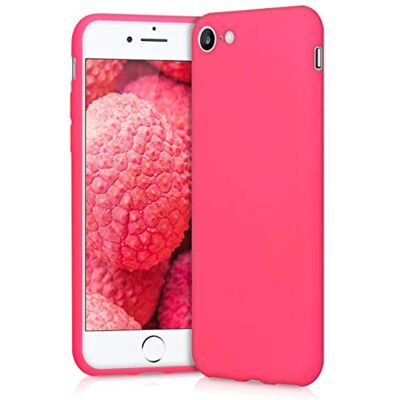 kwmobile Hoes compatibel met Apple iPhone SE (2022) / iPhone SE (2020) / iPhone 8 / iPhone 7 hoes zachte siliconen telefoonhoes neonroze kwmobile Hoes compatibel met Apple iPhone SE (2022) / iPhone SE (2020) / iPhone 8 / iPhone 7 hoes zachte siliconen telefoonhoes neonroze