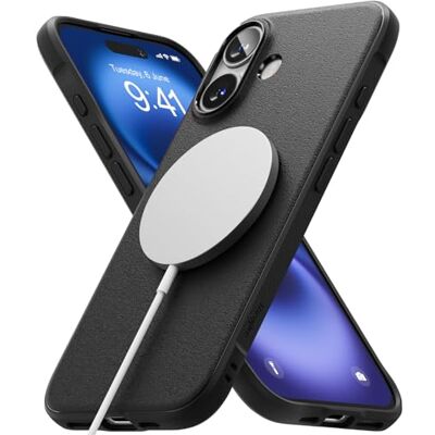Ringke Hoesje voor iPhone 16 Plus Case Onyx Magnetic Black Schokbestendig, magnetisch, ultradun, flexibele achterkant, zachte bumper, schokbestendig, absorberend, antislip Ringke Hoesje voor iPhone 16 Plus Case Onyx Magnetic Black Schokbestendig, magnetisch, ultradun, flexibele achterkant, zachte bumper, schokbestendig, absorberend, antislip